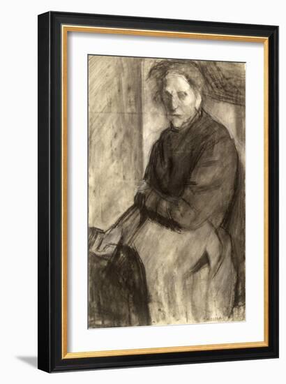 Seated Woman (The Artist's Mother) 1907-Umberto Boccioni-Framed Giclee Print
