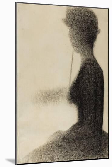 Seated Woman with a Parasol , 1884-85-Georges Pierre Seurat-Mounted Giclee Print