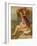 Seated Woman with Straw Hat-Pierre-Auguste Renoir-Framed Giclee Print