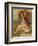 Seated Woman with Straw Hat-Pierre-Auguste Renoir-Framed Giclee Print