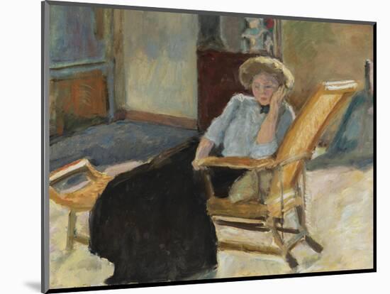 Seated Woman-Pierre Bonnard-Mounted Premium Giclee Print