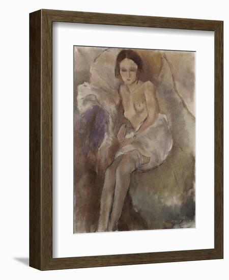 Seated Woman-Mary Cassatt-Framed Giclee Print