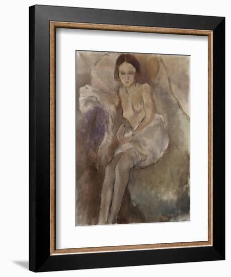 Seated Woman-Mary Cassatt-Framed Giclee Print