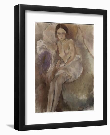 Seated Woman-Mary Cassatt-Framed Giclee Print