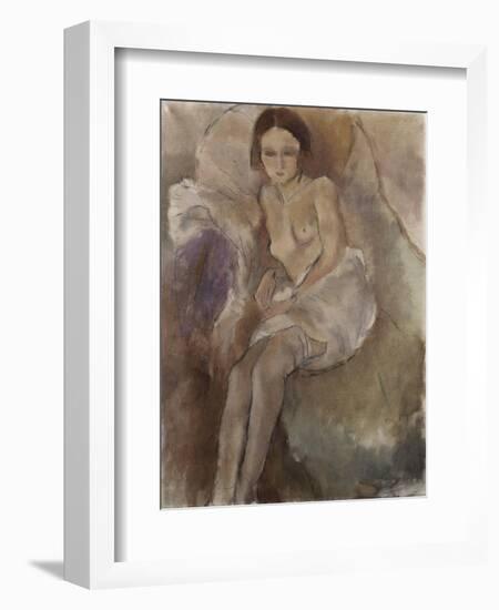 Seated Woman-Mary Cassatt-Framed Giclee Print