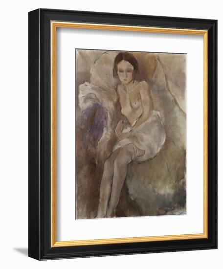 Seated Woman-Mary Cassatt-Framed Giclee Print