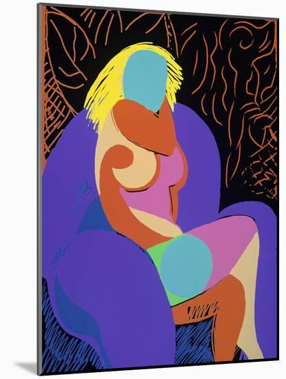 Seated Woman-Diana Ong-Mounted Giclee Print