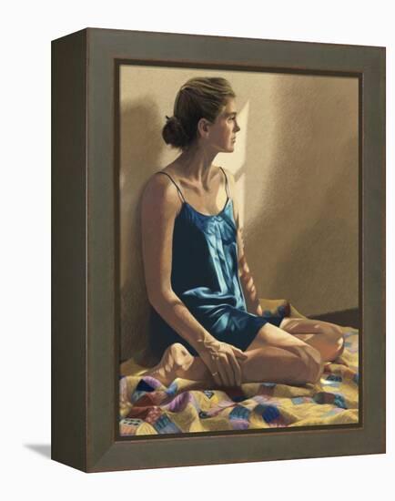 Seated Woman-Helen J. Vaughn-Framed Premier Image Canvas