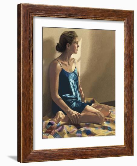 Seated Woman-Helen J. Vaughn-Framed Giclee Print