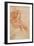 Seated Young Male Nude and Two Arm Studies (Recto)-Michelangelo Buonarroti-Framed Giclee Print