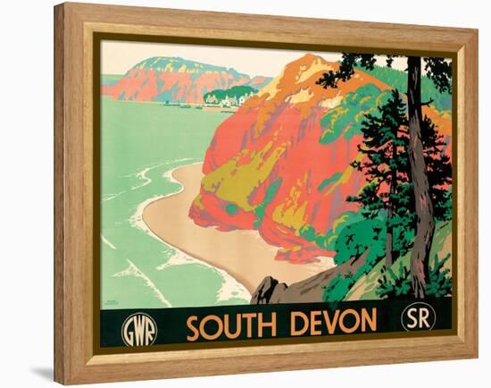 Seaton, Devon, 1930-Kenneth Shoesmith-Framed Premier Image Canvas