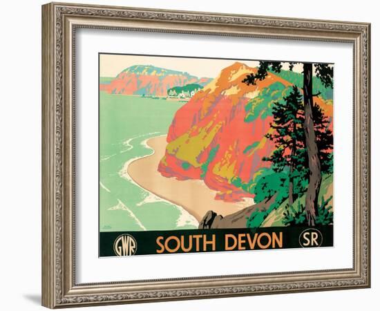 Seaton, Devon, 1930-Kenneth Shoesmith-Framed Giclee Print