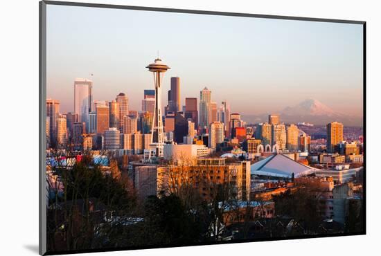 Seattle at Sunset-Andy777-Mounted Photographic Print