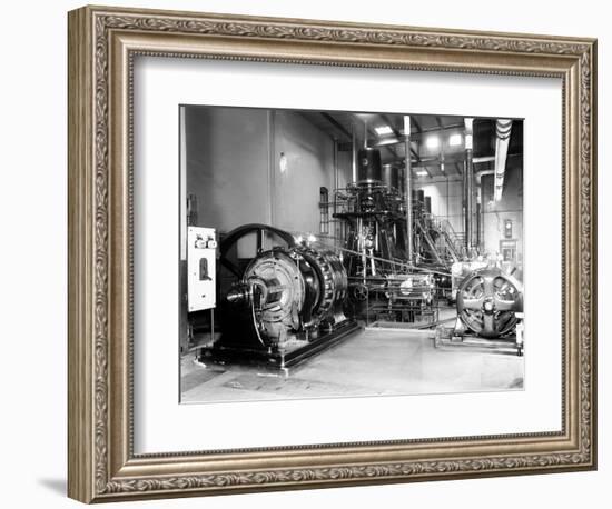 Seattle Brewing & Malting Co., Ice Machine, 1914-Asahel Curtis-Framed Giclee Print