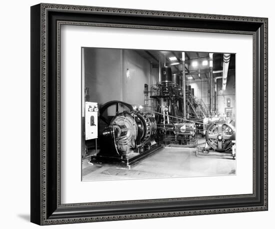 Seattle Brewing & Malting Co., Ice Machine, 1914-Asahel Curtis-Framed Giclee Print