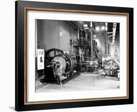 Seattle Brewing & Malting Co., Ice Machine, 1914-Asahel Curtis-Framed Giclee Print