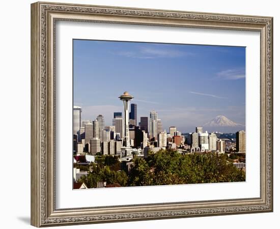 Seattle Cityscape, Seattle, Washington-Monte Nagler-Framed Photographic Print