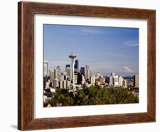 Seattle Cityscape, Seattle, Washington-Monte Nagler-Framed Photographic Print