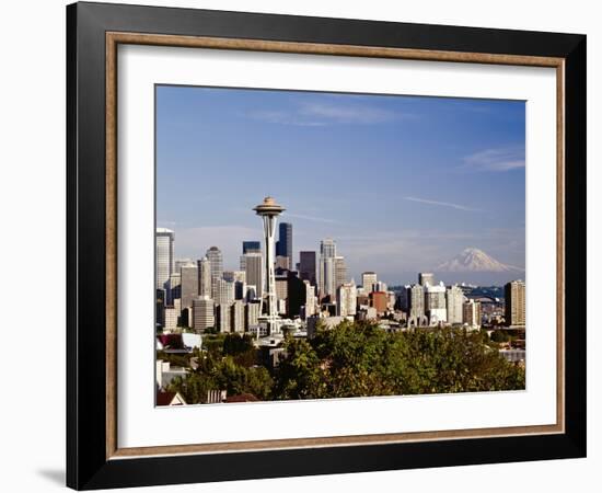 Seattle Cityscape, Seattle, Washington-Monte Nagler-Framed Photographic Print