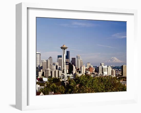 Seattle Cityscape, Seattle, Washington-Monte Nagler-Framed Photographic Print