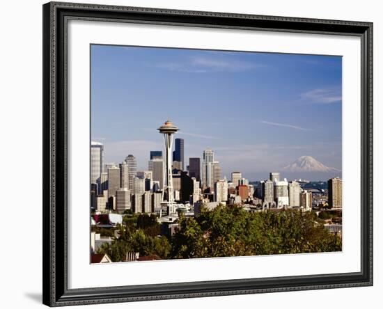 Seattle Cityscape, Seattle, Washington-Monte Nagler-Framed Photographic Print