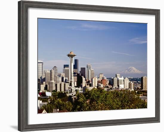 Seattle Cityscape, Seattle, Washington-Monte Nagler-Framed Photographic Print