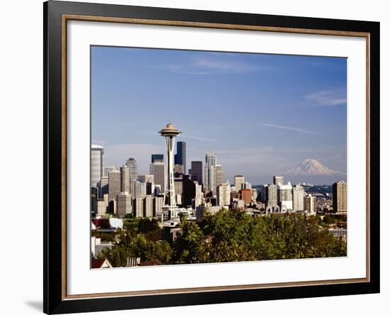 Seattle Cityscape, Seattle, Washington-Monte Nagler-Framed Photographic Print