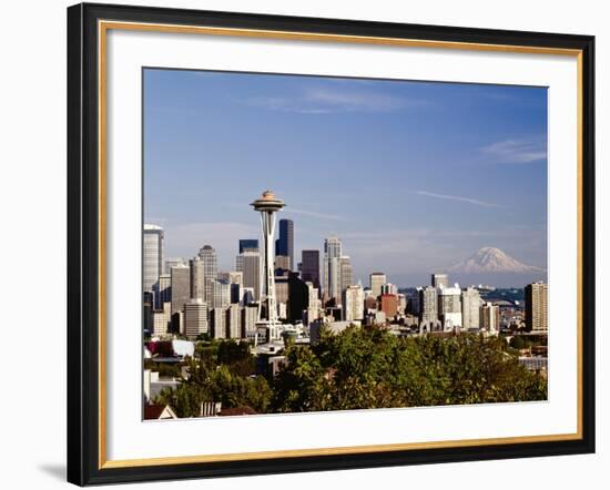 Seattle Cityscape, Seattle, Washington-Monte Nagler-Framed Photographic Print