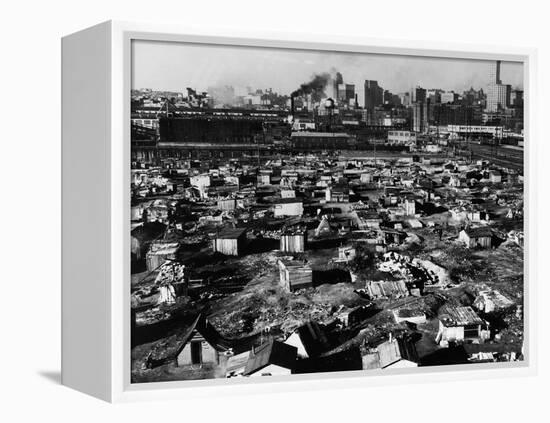 Seattle: Hooverville, 1933-null-Framed Premier Image Canvas