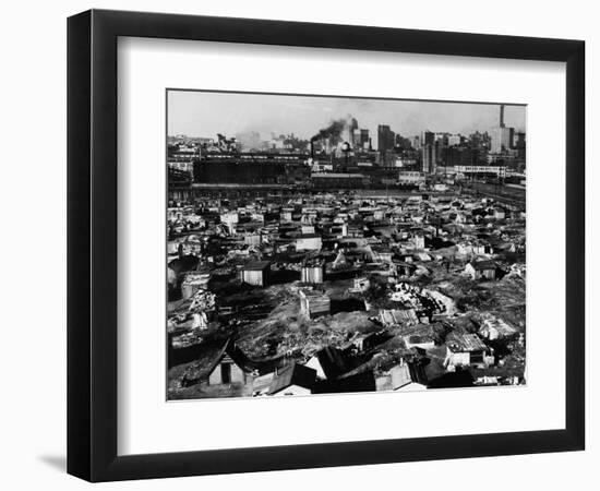 Seattle: Hooverville, 1933-null-Framed Photographic Print