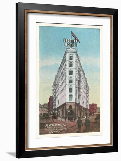 Seattle Hotel, Seattle, Washington-null-Framed Art Print