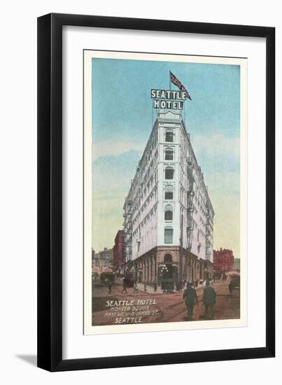 Seattle Hotel, Seattle, Washington-null-Framed Art Print