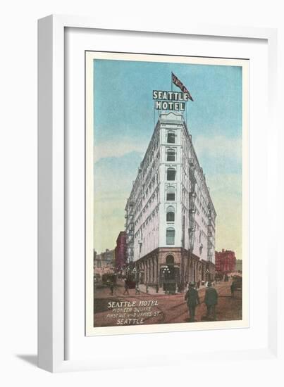 Seattle Hotel, Seattle, Washington-null-Framed Art Print