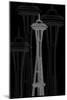 Seattle Night-Cristian Mielu-Mounted Art Print