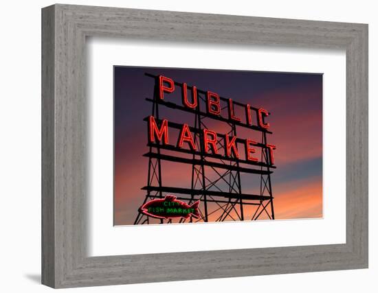 Seattle Pike Place Market-Tashka-Framed Photographic Print