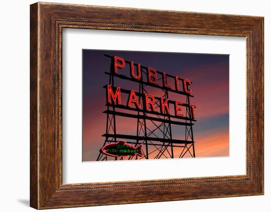 Seattle Pike Place Market-Tashka-Framed Photographic Print