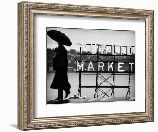 Seattle Rain-John Gusky-Framed Photographic Print