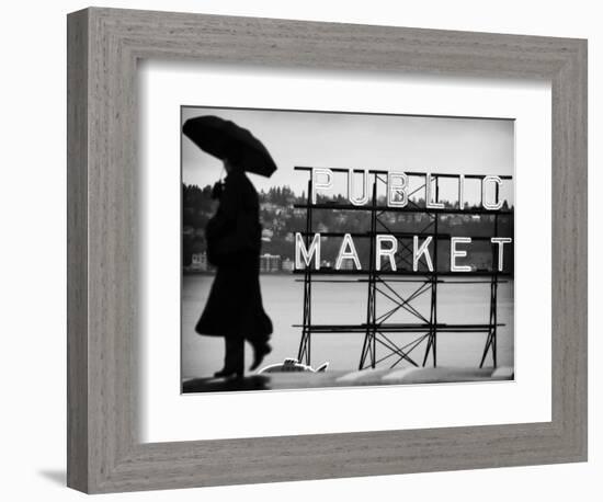 Seattle Rain-John Gusky-Framed Photographic Print