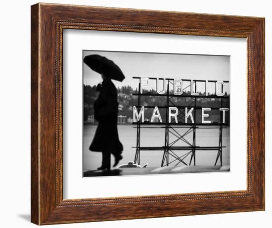 Seattle Rain-John Gusky-Framed Photographic Print