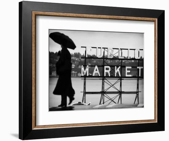 Seattle Rain-John Gusky-Framed Photographic Print