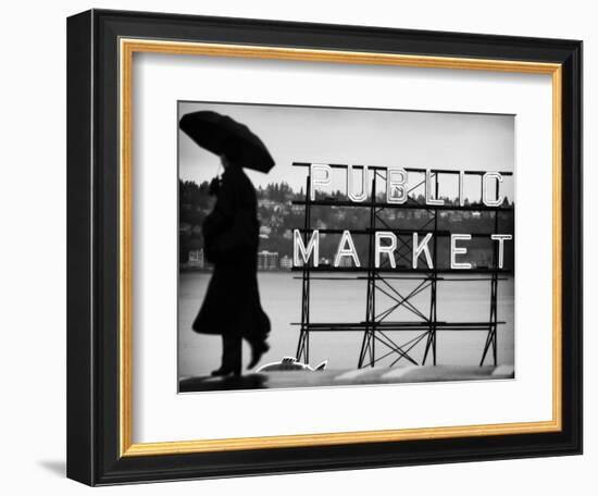 Seattle Rain-John Gusky-Framed Photographic Print