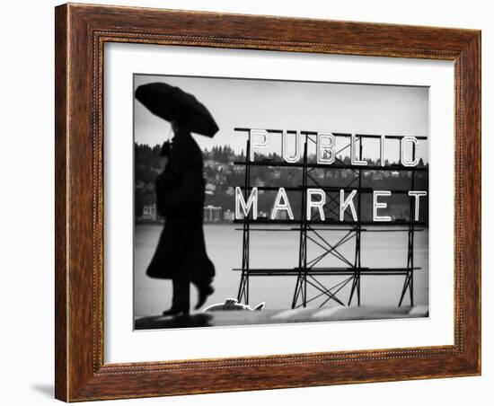 Seattle Rain-John Gusky-Framed Photographic Print