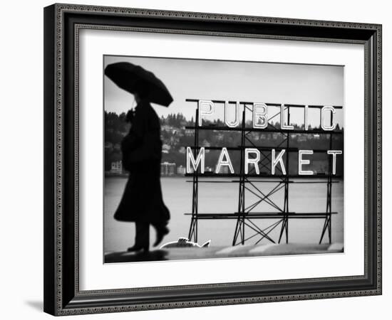 Seattle Rain-John Gusky-Framed Photographic Print