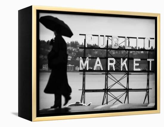 Seattle Rain-John Gusky-Framed Premier Image Canvas