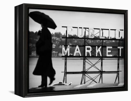 Seattle Rain-John Gusky-Framed Premier Image Canvas