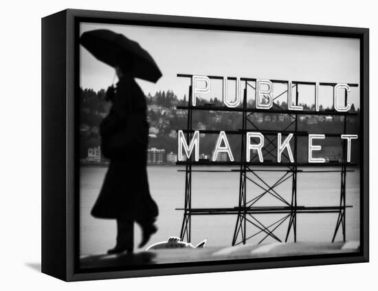 Seattle Rain-John Gusky-Framed Premier Image Canvas