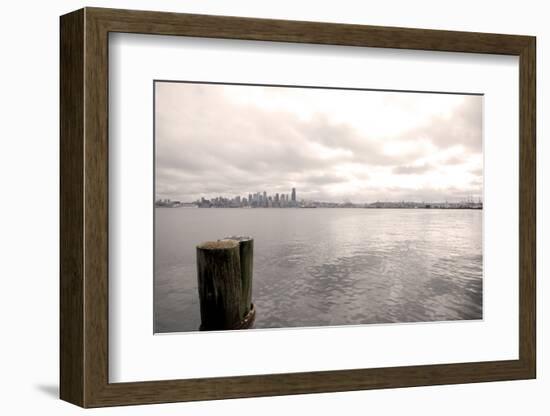 Seattle skyline from Alki, Seattle, Washington State, USA-Savanah Stewart-Framed Photographic Print