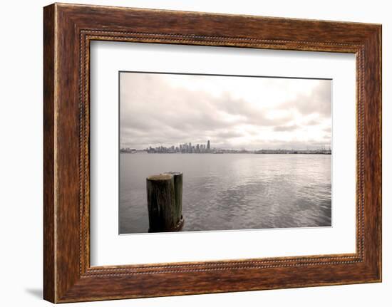 Seattle skyline from Alki, Seattle, Washington State, USA-Savanah Stewart-Framed Photographic Print