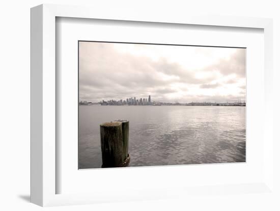 Seattle skyline from Alki, Seattle, Washington State, USA-Savanah Stewart-Framed Photographic Print