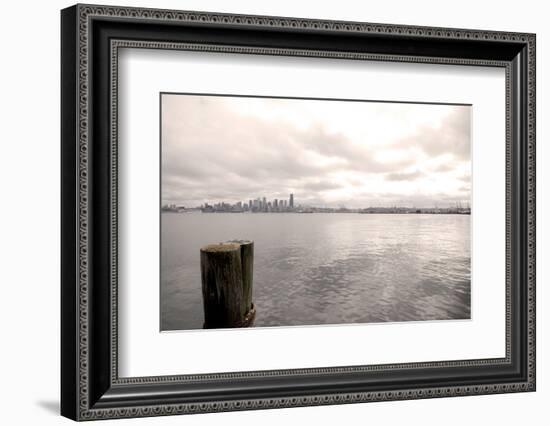 Seattle skyline from Alki, Seattle, Washington State, USA-Savanah Stewart-Framed Photographic Print